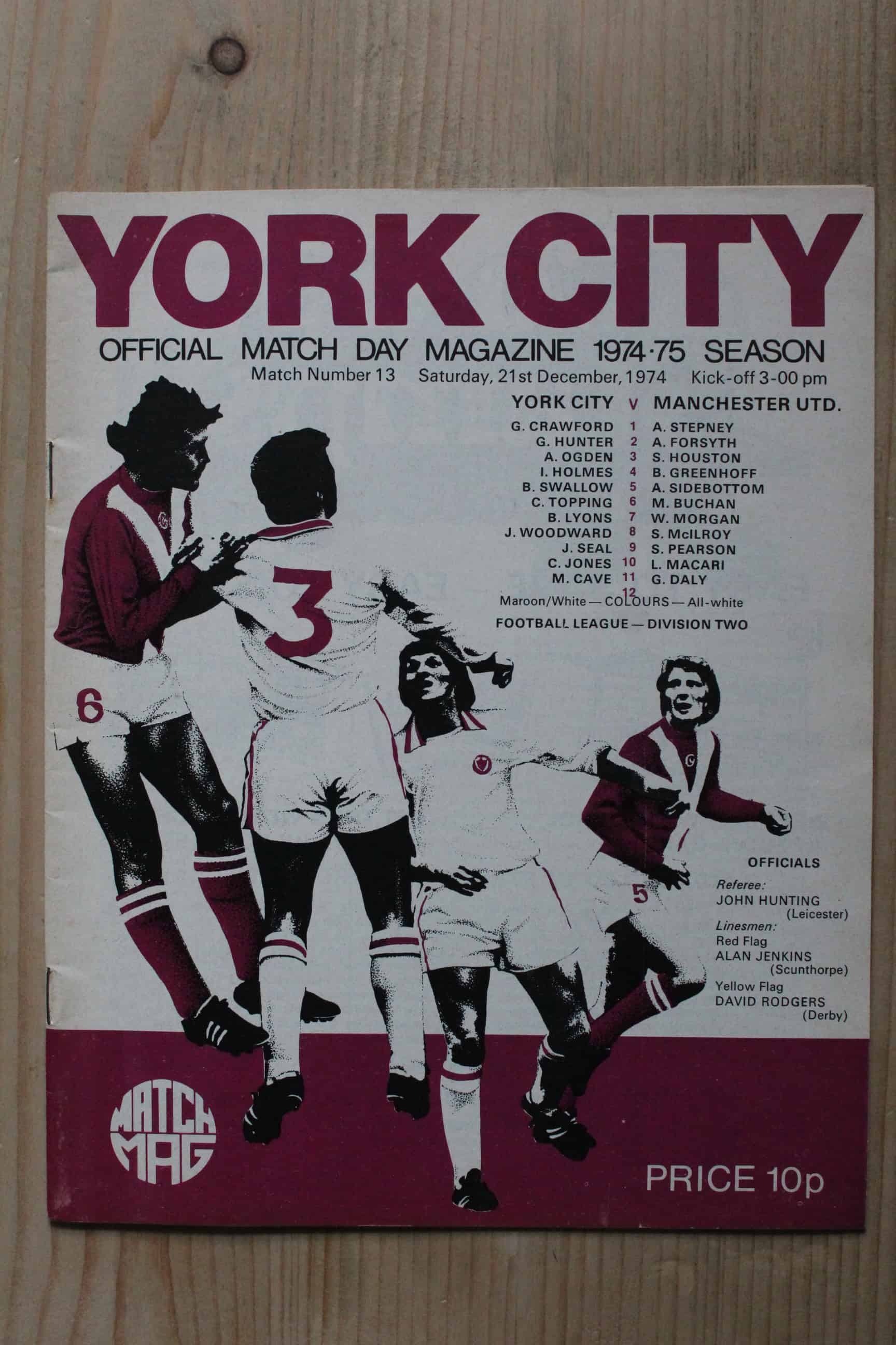 York City FC v Manchester United FC